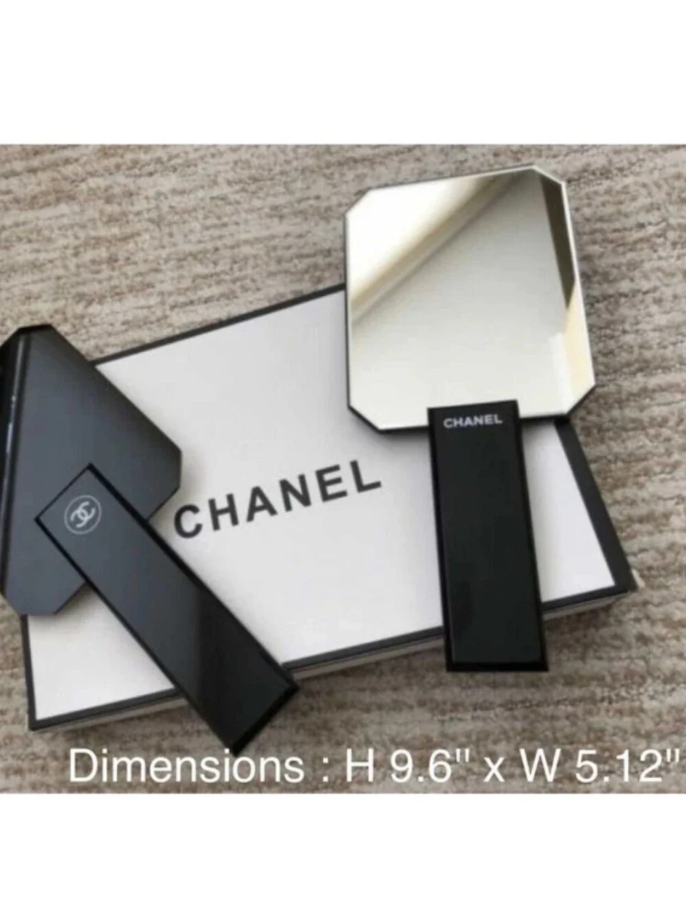 New Chanel Handheld Acrylic Vanity Mirror